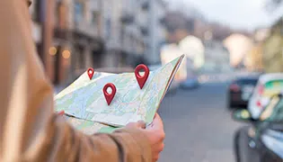 地図・モデルコースへ案内