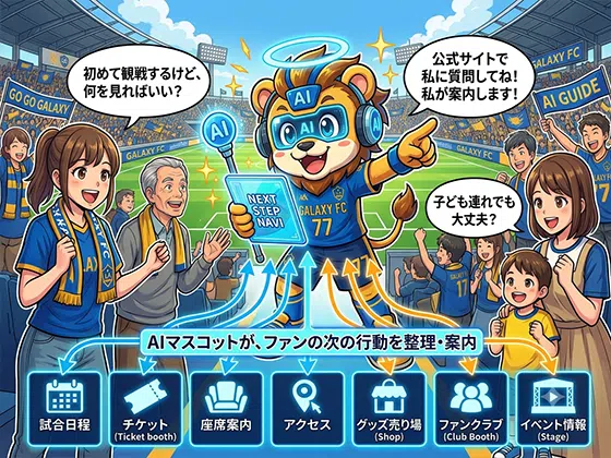 AIマスコット活用イメージ