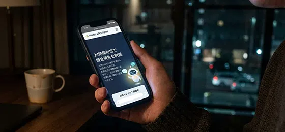 24時間対応のAI営業のイメージ