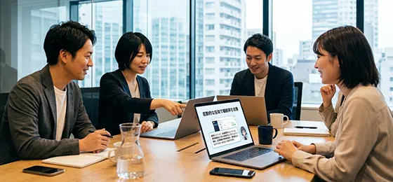 能動的な告知で継続率を改善するAIのイメージ